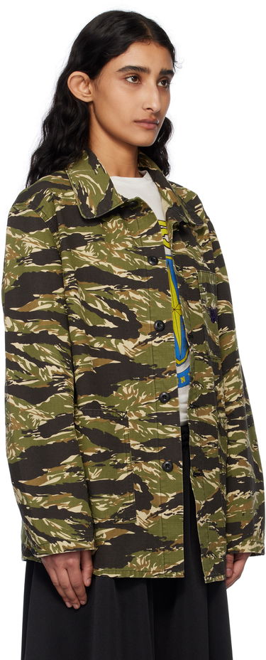 Skjorte Needles Needles D.N. Coverall Jacket Grøn | QV149, 4
