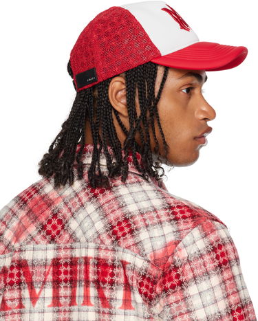 Kasket AMIRI AMIRI MA Two Tone Trucker Cap Rød | AMHATR1030, 2