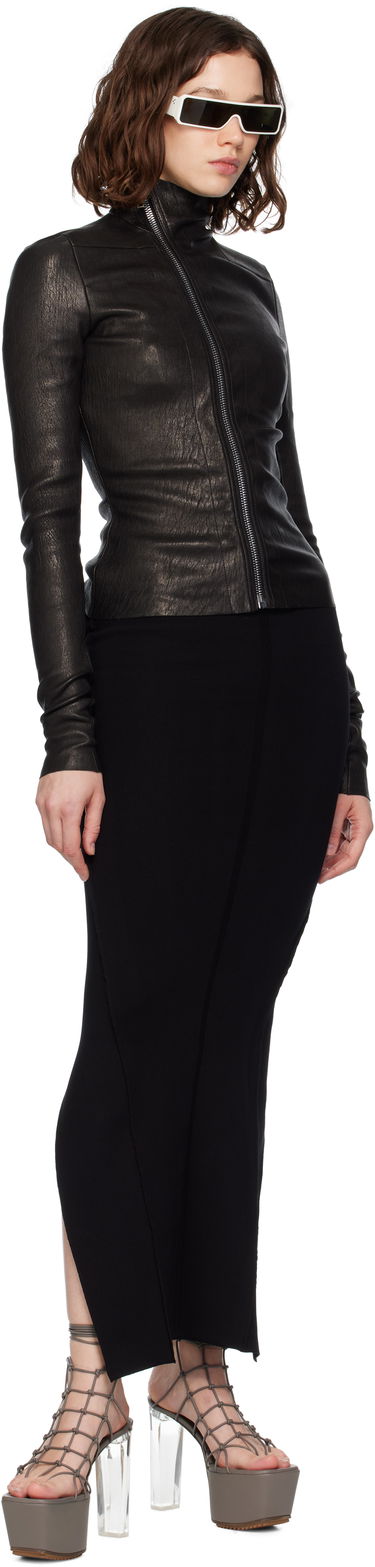 Nederdel Rick Owens Rick Owens Concordians Pillar Maxi Skirt Sort | RP02E4695 KST, 3