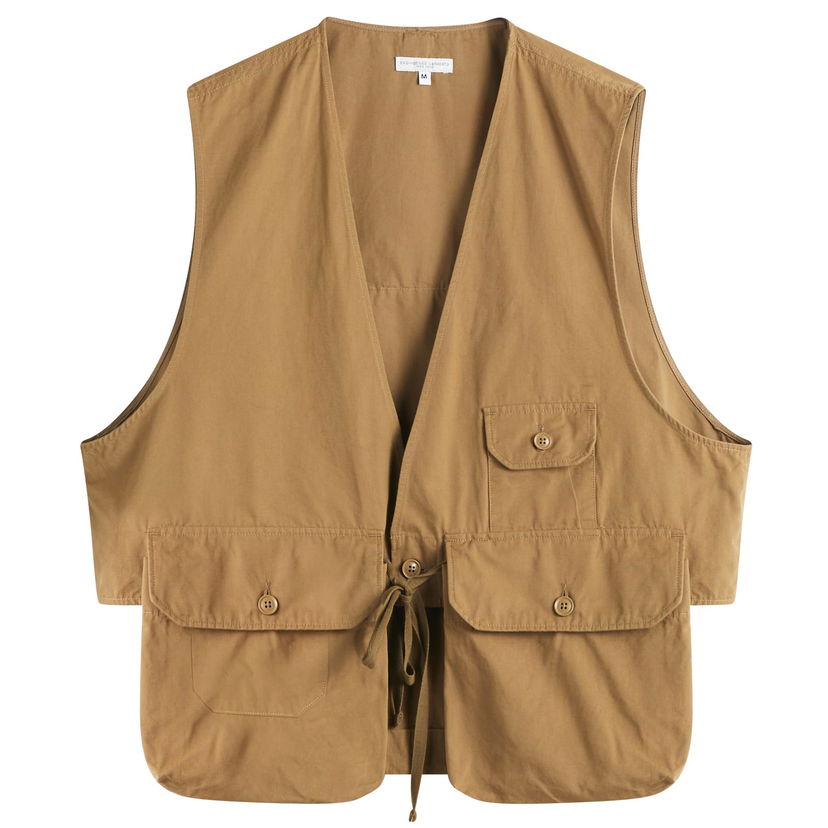 Vest Engineered Garments Engineered Garments Fowl Vest Brun | QT070-EU006