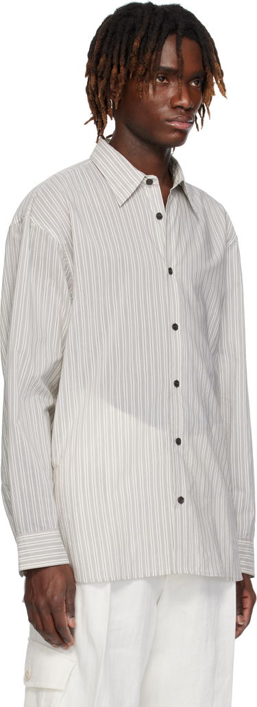 Skjorte Dries Van Noten Dries Van Noten Loose Cotton Shirt Beige | 251-020732-1524, 4