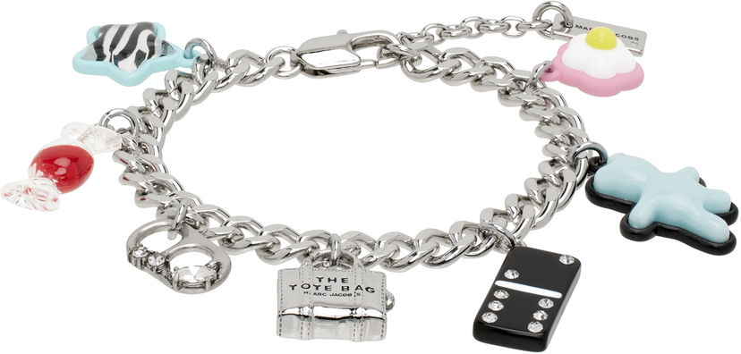 Armbånd Marc Jacobs Marc Jacobs Sticker Charm Bracelet Metalisk | 2S5JBR001J63
