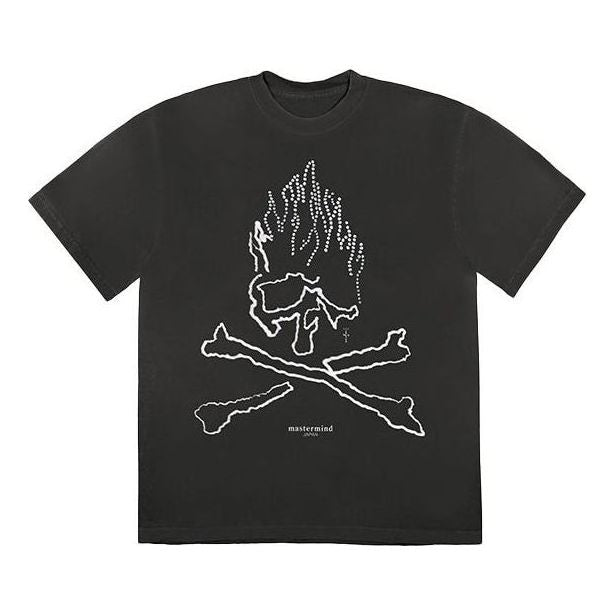 T-shirt Cactus Jack by Travis Scott Travis Scott Cactus Jack for Mastermind Skull Graphic Tee Sort | CJFN-SS24