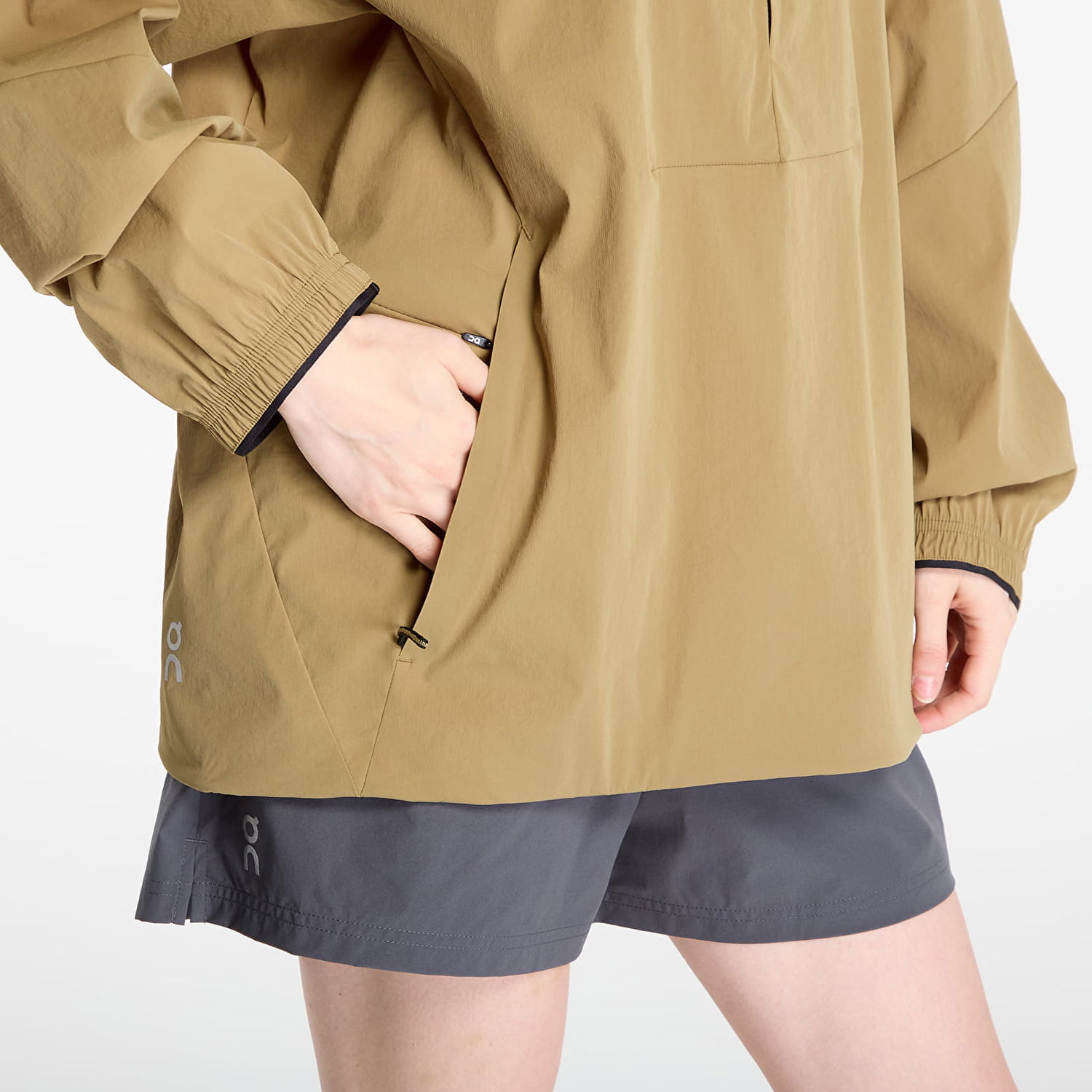 Vindjakke On Running Windbreaker All-Day 1/2 Zip Jacket Beige | 1WE30413850, 1