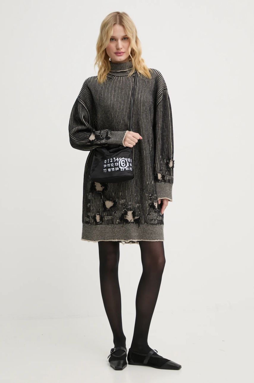 Sweater Maison Margiela Oversize Mini Wool Dress Sort | S62DA0031.M13076, 1
