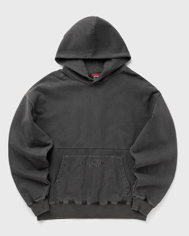 Sweatshirt Pleasures Iuter Marco Hoodie Sort | P24IU006-CHARCOAL, 0