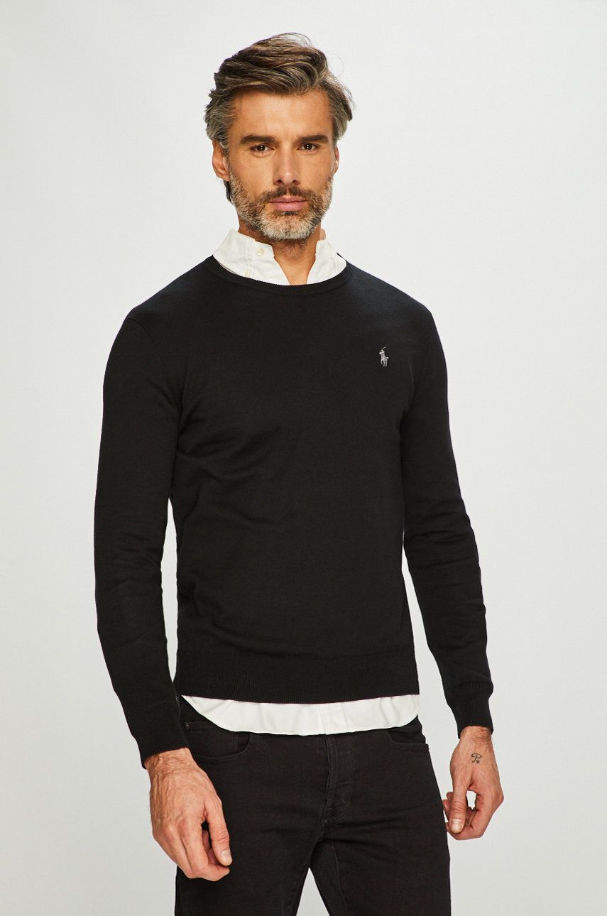 Sweater Polo by Ralph Lauren Sweater Sort | 710684957008, 0