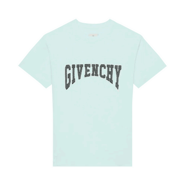 T-shirt Givenchy Slim Fit Print T-Shirt Blå | BM716G3Y7M 466, 0