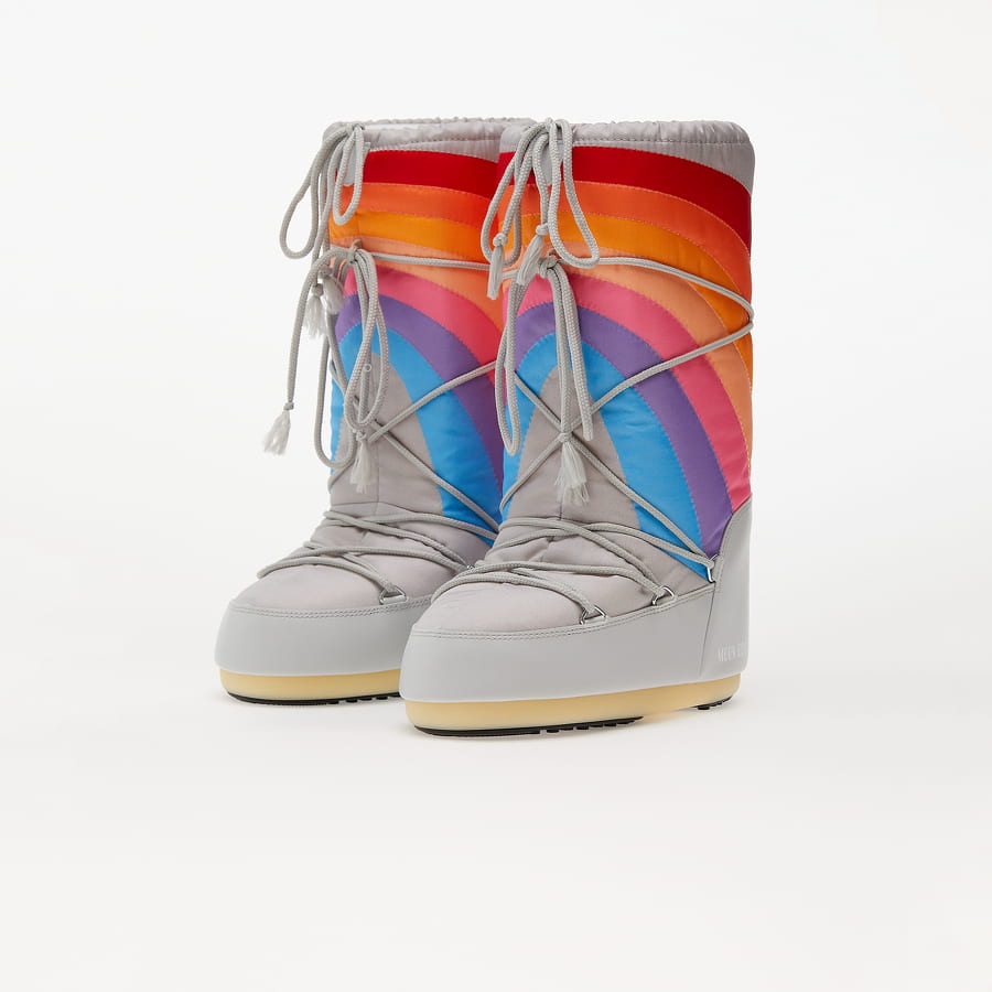 Sneakers og sko Moon Boot Icon Rainbow Glacier/ Blue-Red Flerfarvet | 14027700002, 0
