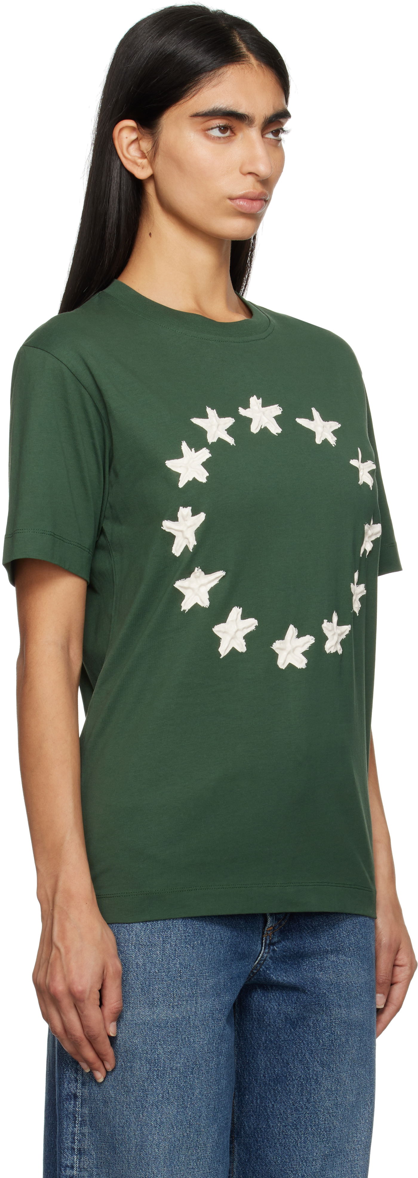 T-shirt Études Stars Regular T-Shirt Grøn | H24MMTSH112-34, 1