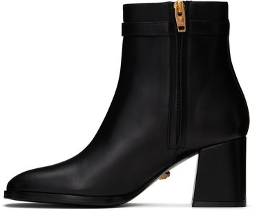 Sneakers og sko Versace Leather Ankle Boots With Medusa Accent Sort | 1015914_DVT2P, 2