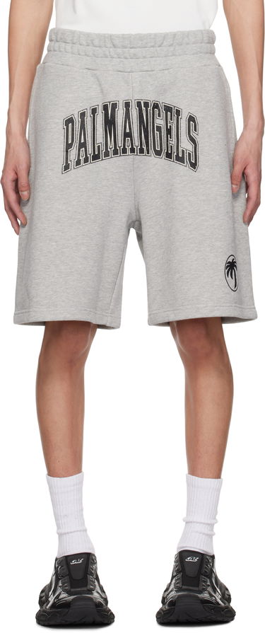 Shorts Palm Angels Palm Angels College Palm Shorts Grå | PMCI028S25FLE0010810, 0