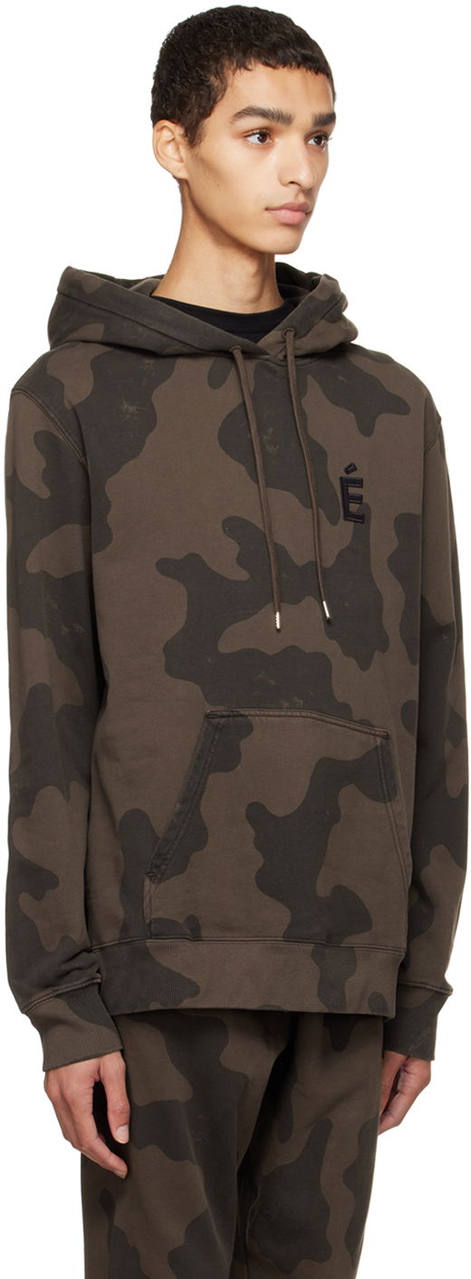 Sweatshirt Études Études Klein Patch Camo Hoodie Brun | H22MM260OC06BR, 1