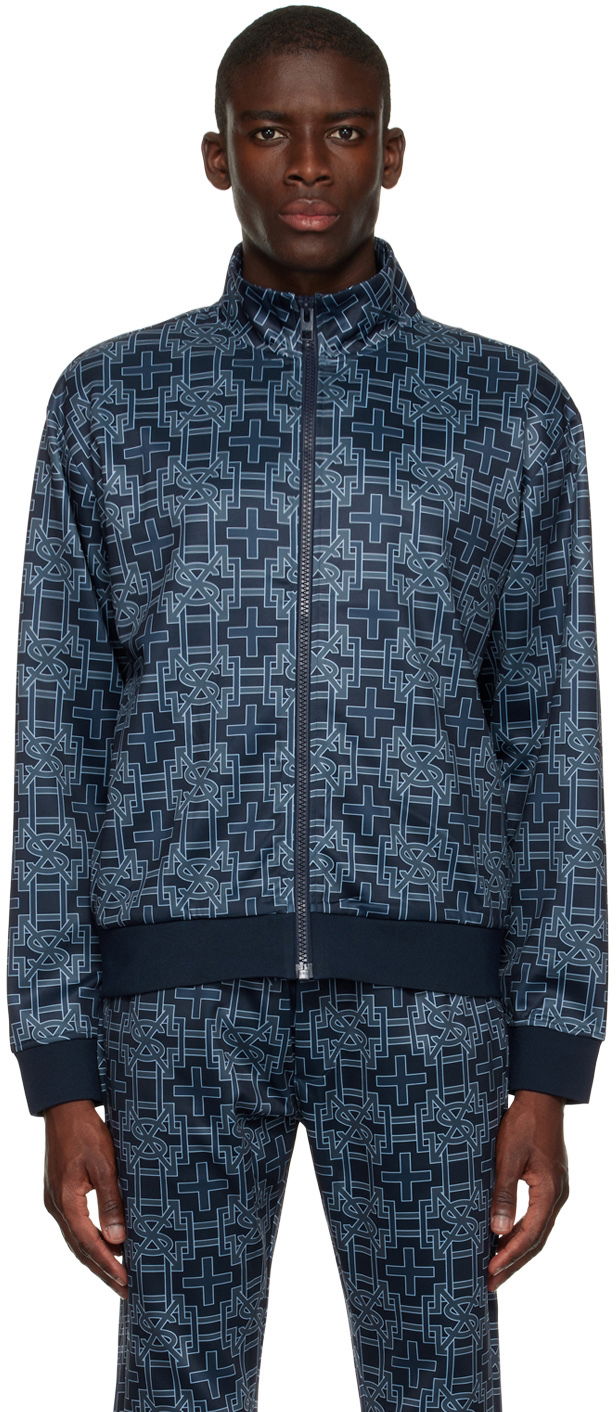 Jakke Ksubi Ksubi Plus Antidote Track Jacket Mørkeblå | MPF22JK004