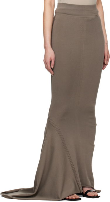 Nederdel Rick Owens Rick Owens Hollywood Dauphine Maxi Skirt Brun | RP01E7689 VI, 1