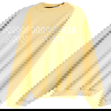 Sweatshirt Fear of God Heavy Fleece Crew Sweat Gul | 192BT246233F, 1