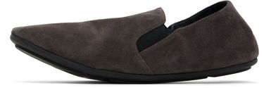 Sneakers og sko The Row Vincit Suede Slippers Grå | F2070-L40, 2