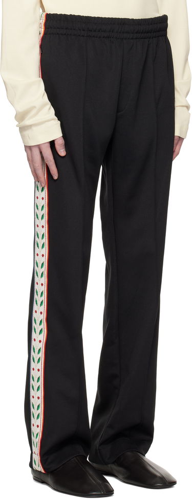 Joggingbukser Casablanca Laurel Track Pants Sort | MPS25-JTR-230-01, 1