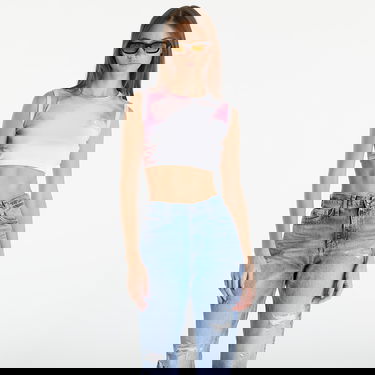 Tanktop CALVIN KLEIN Cropped Tank Top White Hvid | J20J223163 0LA, 0