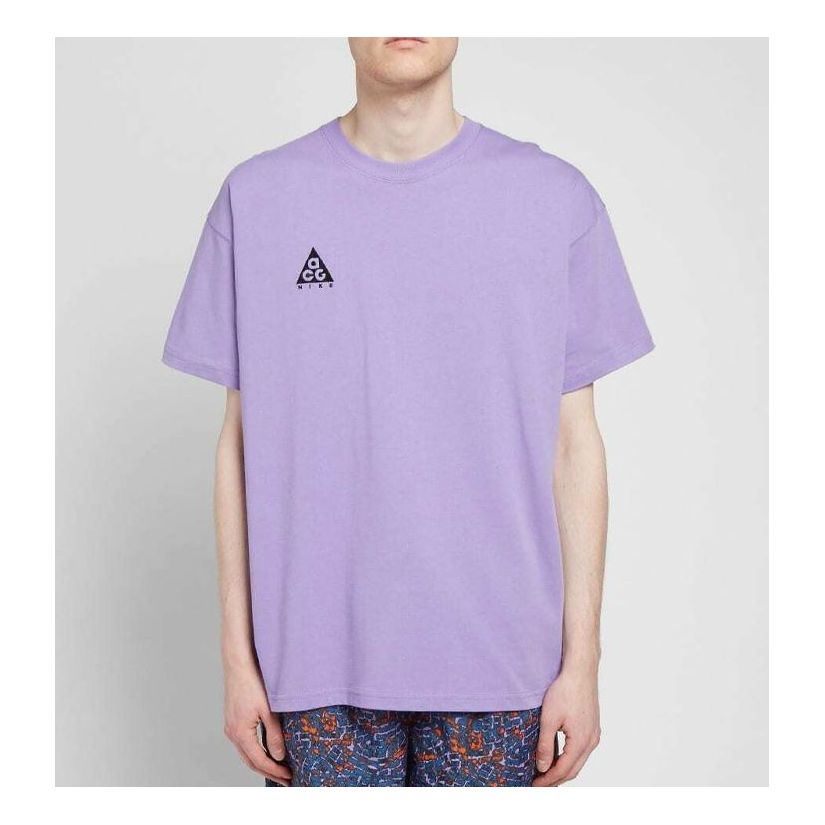 T-shirt Nike ACG ACG Logo Short Sleeve T-Shirt Lilla | BQ7342-567