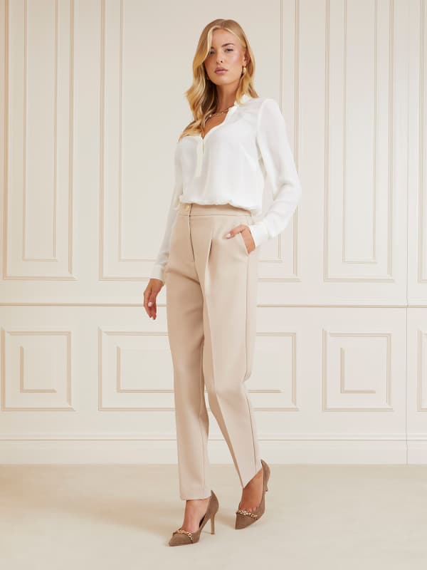 Bukser GUESS Marciano Straight Pants Beige | 4RGB267046A, 0