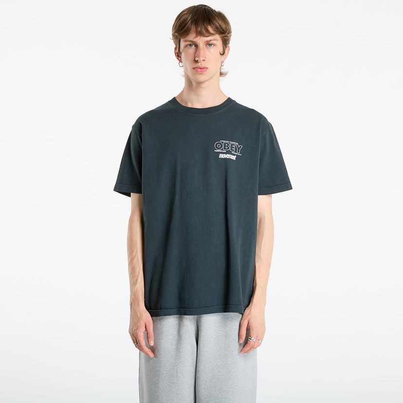 T-shirt OBEY OBEY Persistent Movement T-Shirt Sort | 167924207-PTB