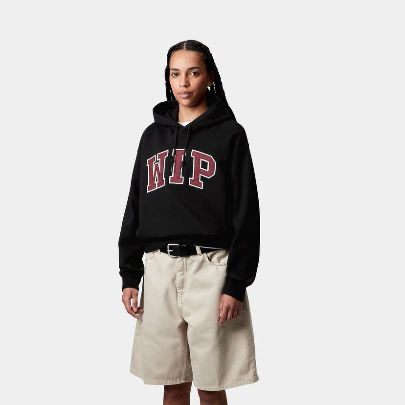 Sweatshirt Carhartt WIP Hooded Sweatshirt Sort | I034719_9