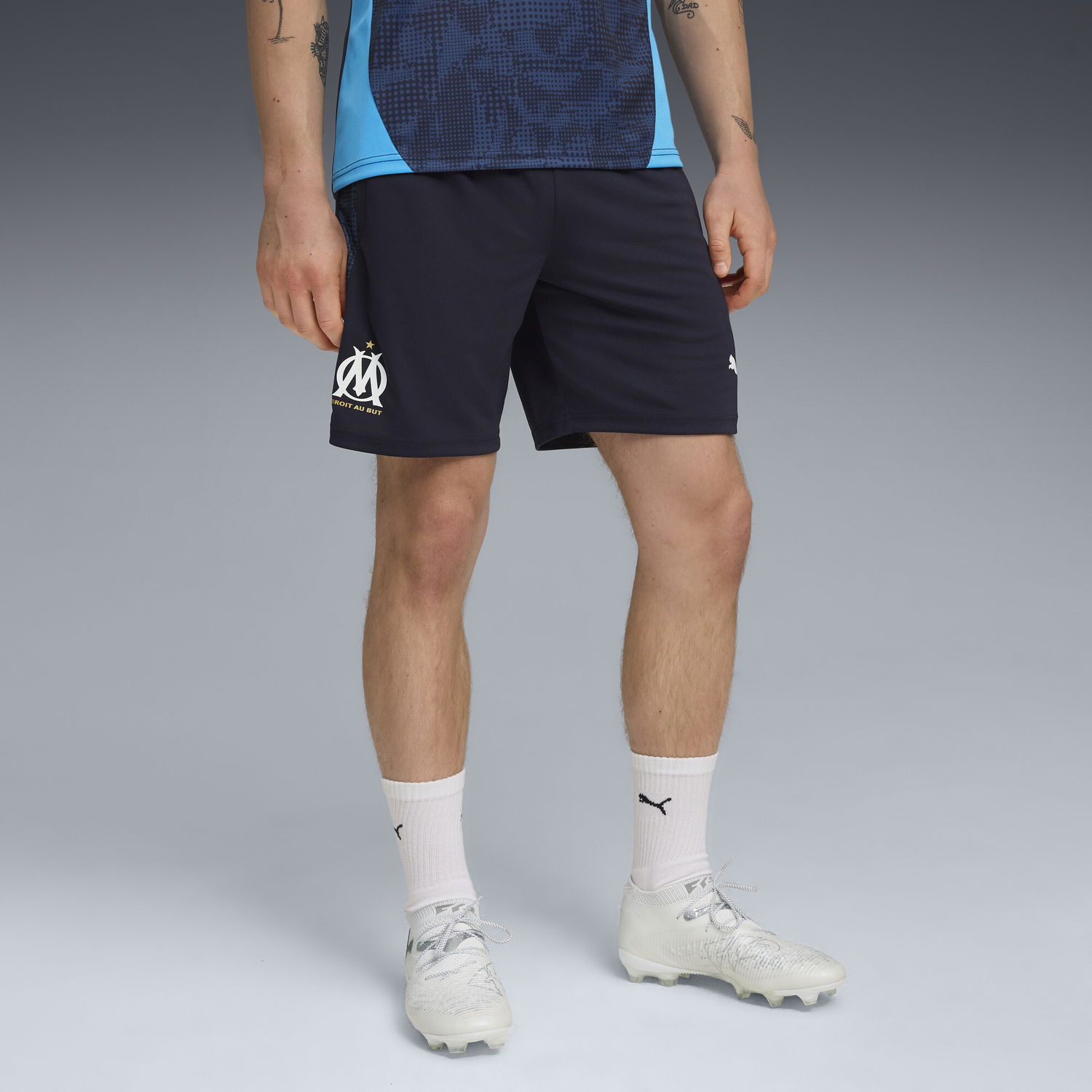 Shorts Puma Olympique de Marseille Training Shorts Mørkeblå | 781538_24, 1