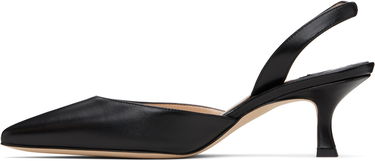 Smykker Manolo Blahnik Manolo Blahnik Carolyne Slingback Pumps Sort | 9XX-0478, 2