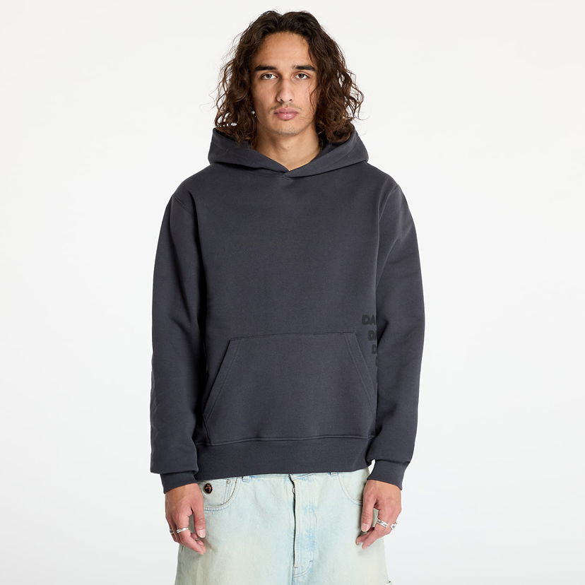 Sweatshirt DAILY PAPER Overload Hoodie Obsidian Black Sort | 2421041