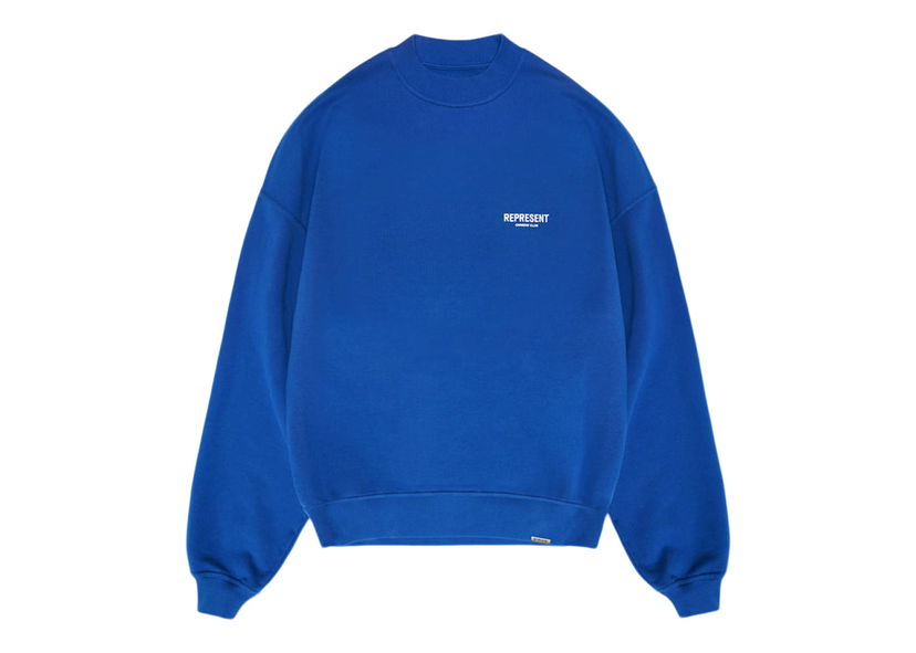 Sweater Represent Clo Represent Owner's Club Sweater Cobalt Blue/White Blå | M04159-109