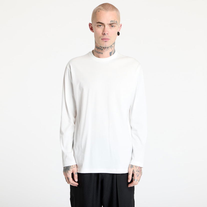 T-shirt Y-3 Graphic Long Sleeve Top Hvid | JM3234