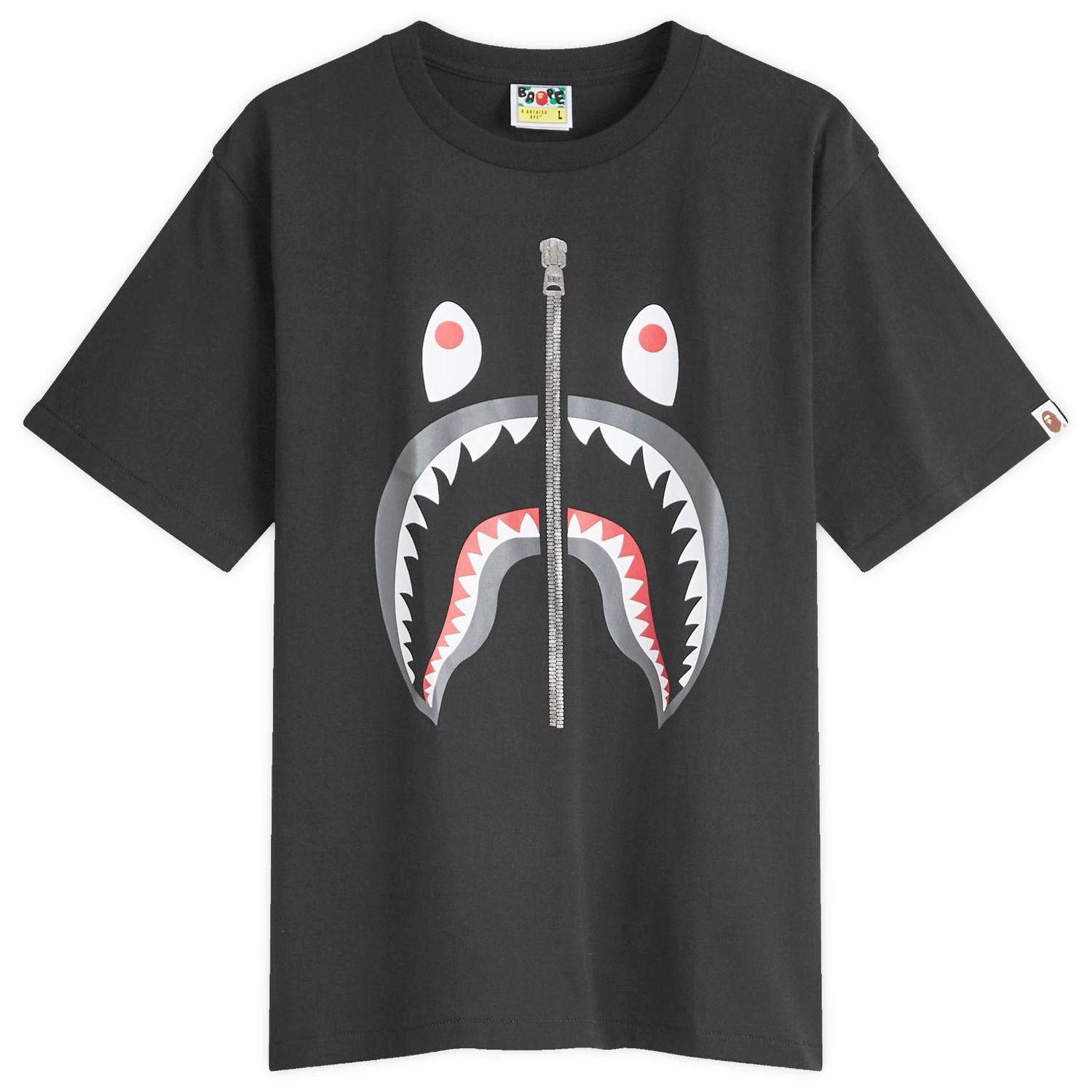 T-shirt BAPE Classic Shark Graphic T-Shirt Black Sort | 001TEK801003M-BLK, 0
