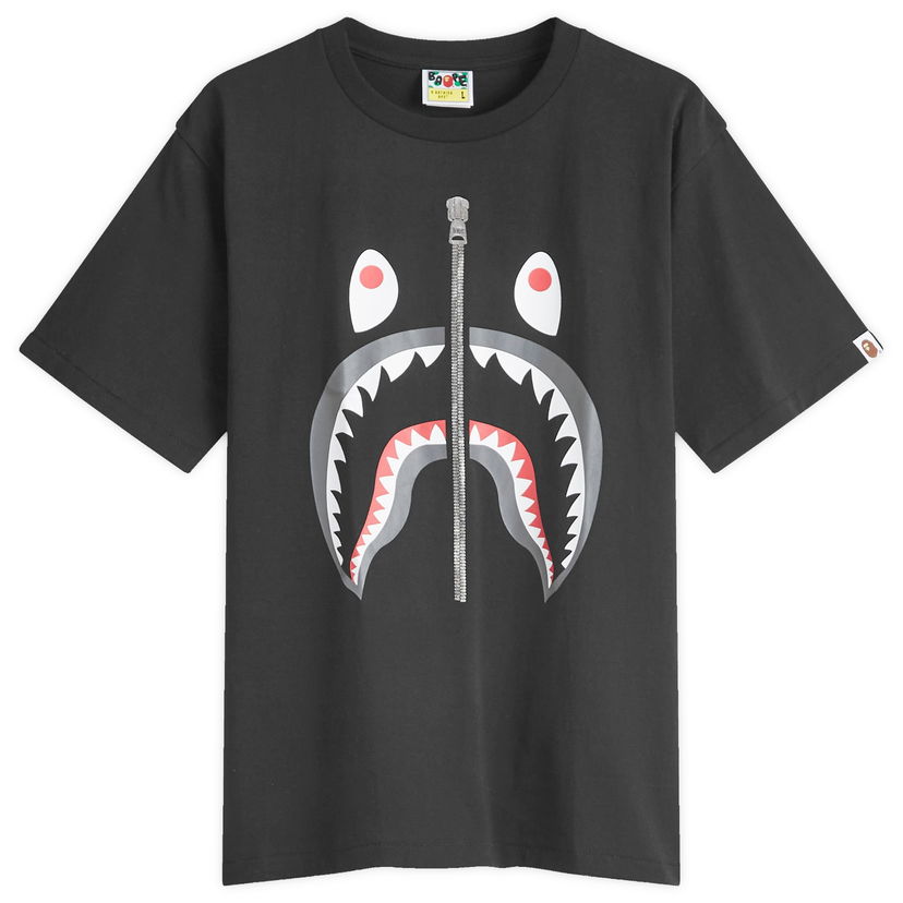 T-shirt BAPE Classic Shark Graphic T-Shirt Black Sort | 001TEK801003M-BLK