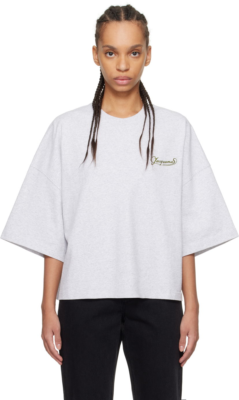 T-shirt Jacquemus Jacquemus 'The Corto' T-Shirt Grå | 25E251JS216-2102