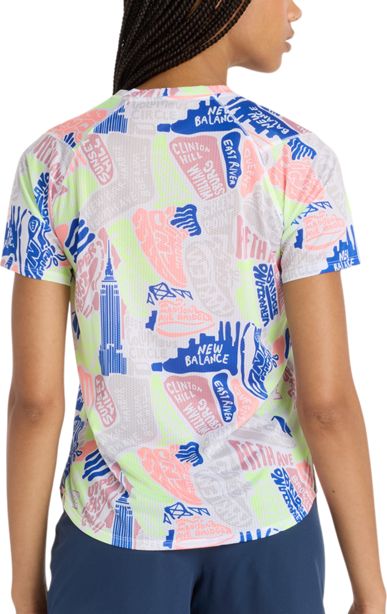 T-shirt New Balance NYC Marathon Printed T-Shirt Flerfarvet | wt53254m-mlt, 1