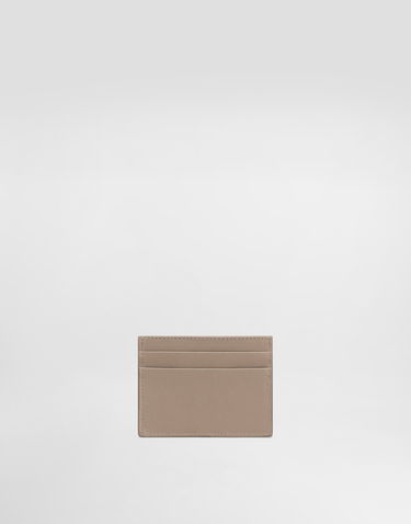 Tegnebog Dolce & Gabbana Dolce & Gabbana Plongé Calfskin Card Holder Beige | BI0330A9S258I399, 2