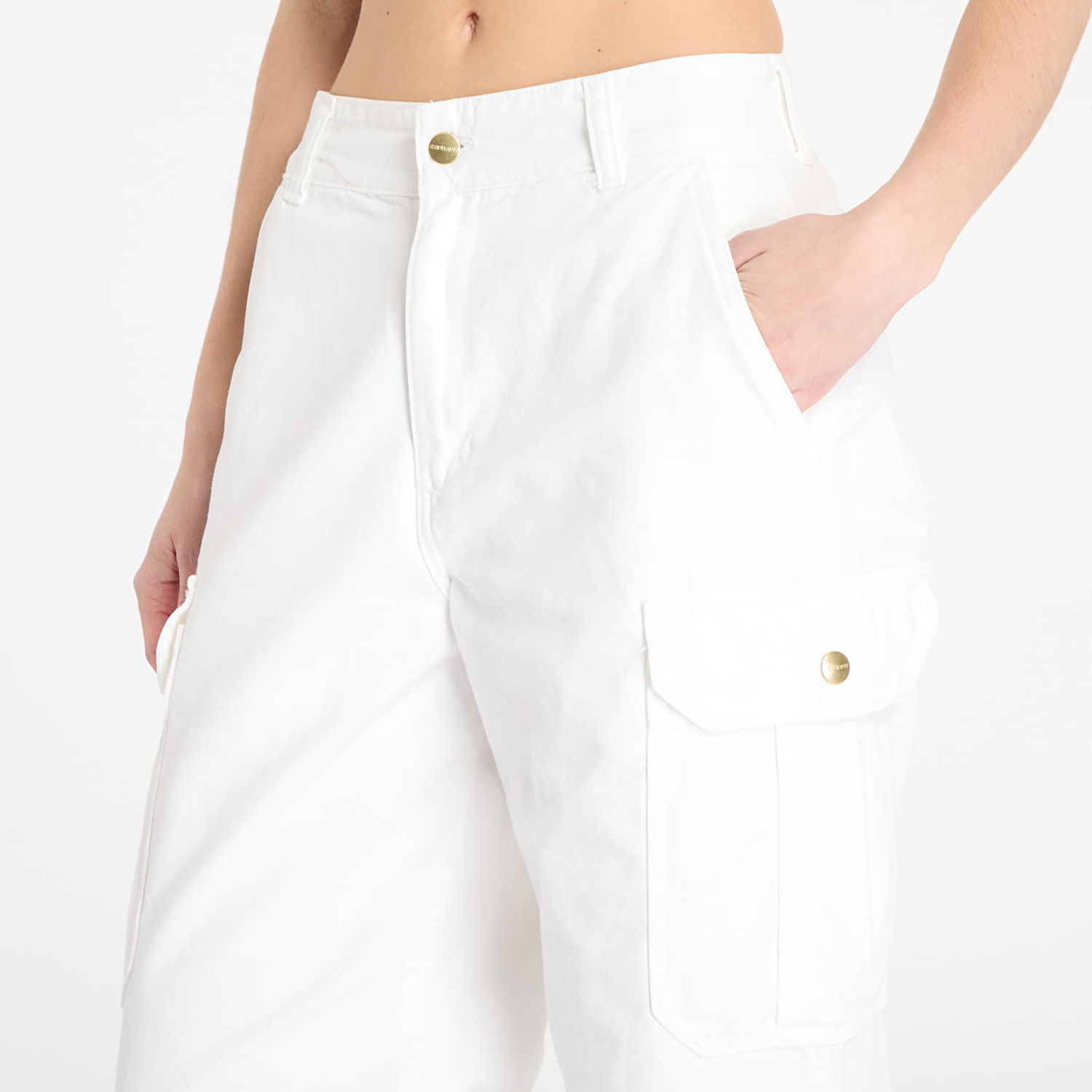 Cargo bukser Carhartt WIP Stanton Cargo Pants Hvid | I033825.D606, 1
