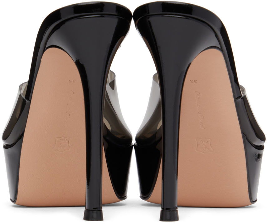 Sneakers og sko Gianvito Rossi Gianvito Rossi Betty Heeled Platform Sandals Sort | G17240-85RIC-GSV, 1