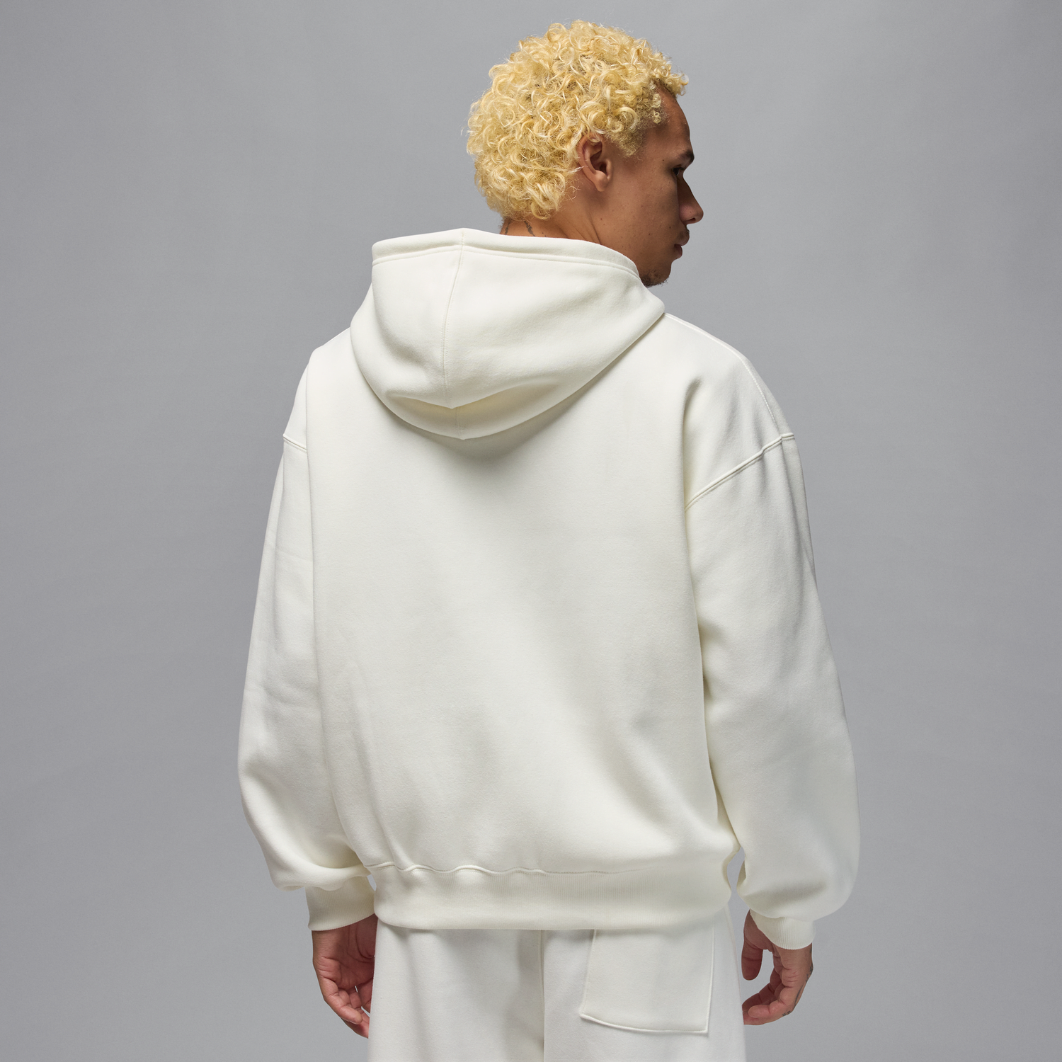 Sweatshirt Jordan Jordan Brooklyn Fleece Full-Zip Hoodie Hvid | IB7908-133, 1