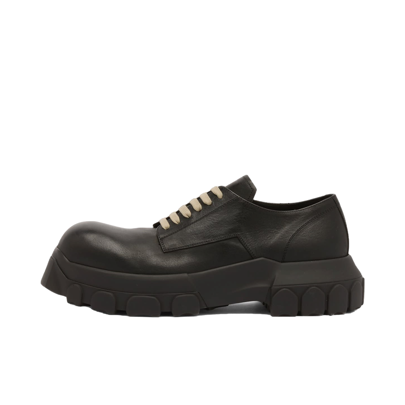 Sneakers og sko Rick Owens Rick Owens Hollywood Bozo Tractor Derby Shoes Sort | RU02E1884-LOOW1-99