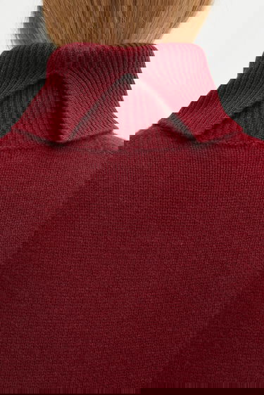 Sweater Anine Bing Idra Wool Turtleneck Sweater Bourgogne | A.09.11270, 3