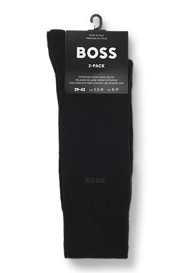 Sokker BOSS Two-Pack of Wool Blend Socks Sort | 50509431, 1