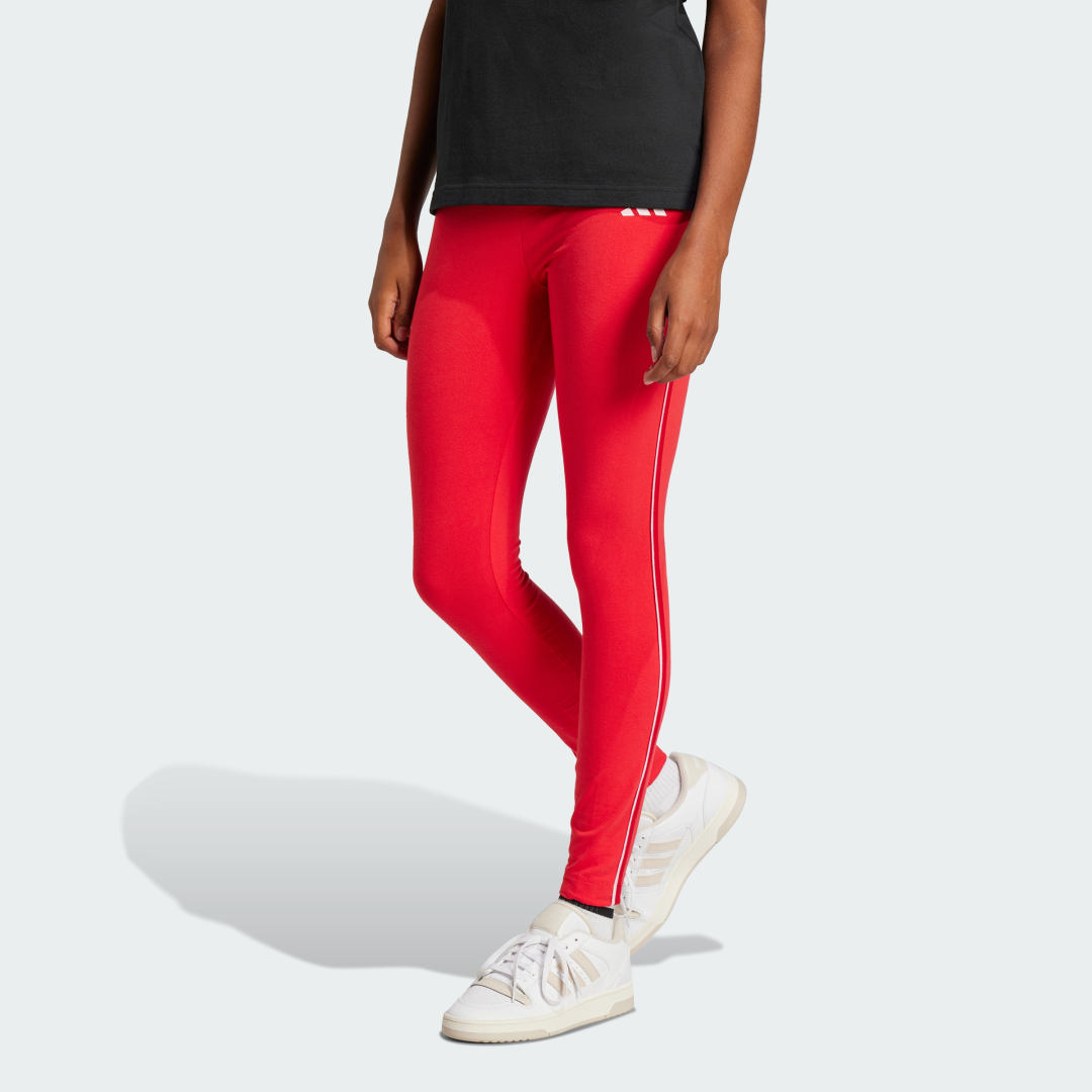 Leggings adidas Performance Essentials Color Pop High-Waisted Leggings Rød | JD5567, 0