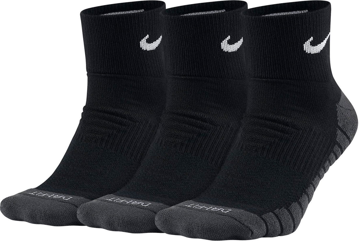 Sokker Nike Dry Cushion Quarter Sort | sx5549-010, 0