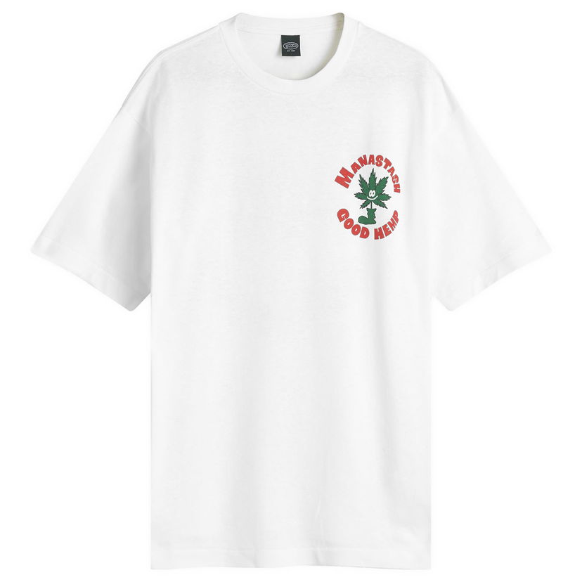T-shirt Manastash Hemp T-Shirt White Large Hvid | 7924234001-030