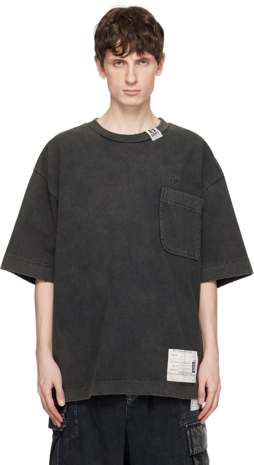 T-shirt Maison MIHARA YASUHIRO MIHARA YASUHIRO Amateur Sewn Like T-Shirt Sort | A14TS601
