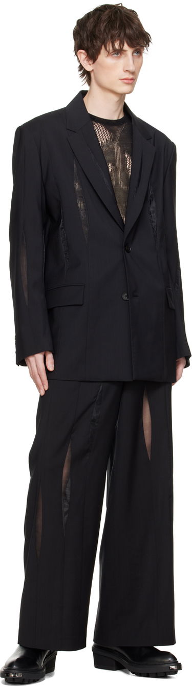 Bukser Feng Chen Wang Feng Chen Wang Paneled Trousers Sort | FMS17TR05, 3