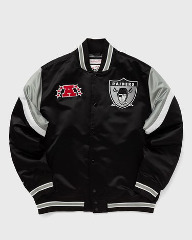 Bomberjakke Mitchell & Ness NFL HEAVYWEIGHT SATIN JACKET LAS VEGAS RAIDERS Sort | OJBF5516-ORAYYPPPBLCK, 0