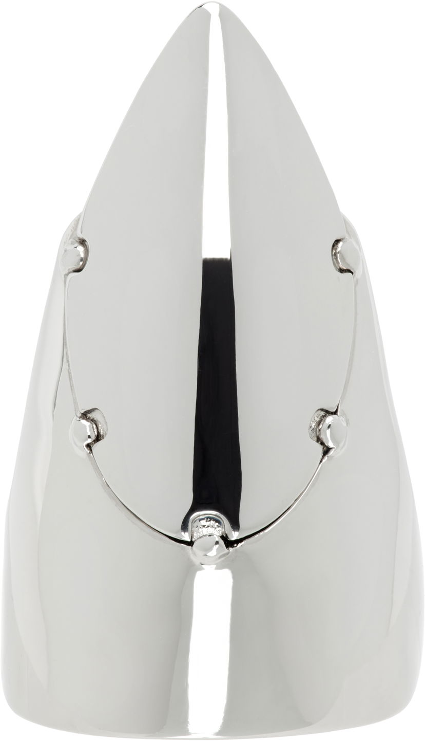 Ring Jean Paul Gaultier Jean Paul Gaultier Silver-Tone 'The Nail' Ring Metalisk | 25/03-W-JW023-X053-91